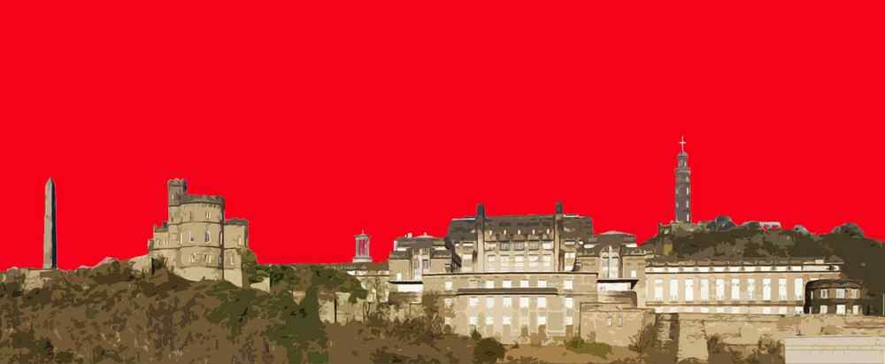 Urbane Art Gallery is the only gallery to have Stephen O'Neil's latest print of Calton Hill